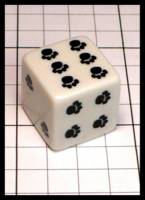 Dice : Dice - 6D - Paw Print Dice Unknown - JA Collection Mar 2024